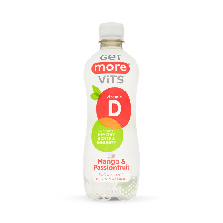 Get More Vits Get More Vitamin D Still Mango & Passionfruit 12x500ml
