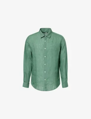 SUNSPEL Long-Sleeve Linen Shirt