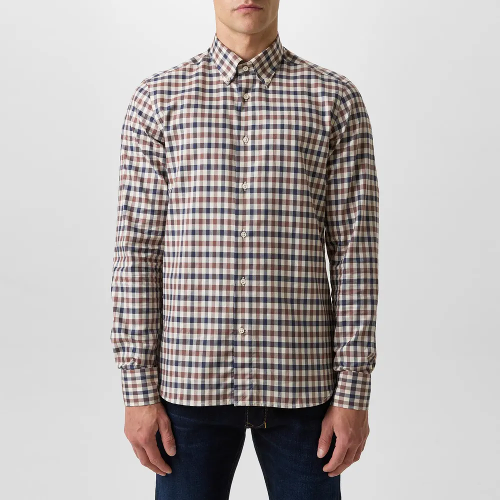 Aquascutum Check Shirt detail 3