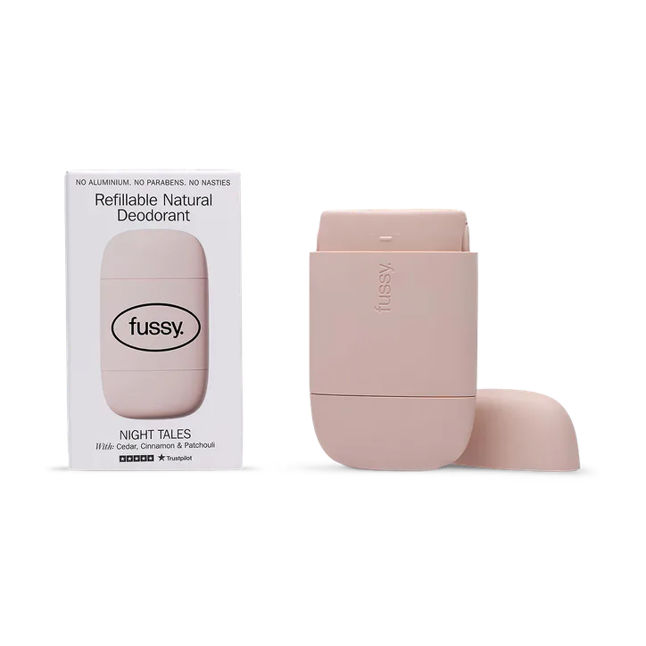 Fussy Refillable Natural Deodorant Night Tales Starter Pack