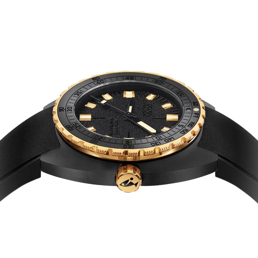 DOXA SUB 300 Beta Sharkhunter 44.5mm Mens Watch Black in Black, additional product view 3