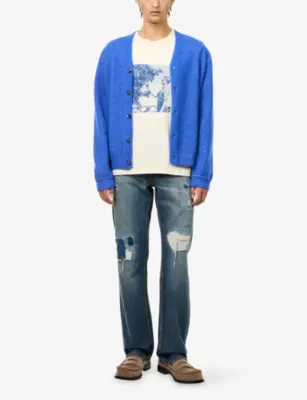 JW ANDERSON Picking Fruit Cotton T-Shirt detail 2