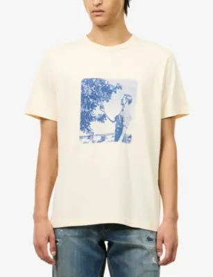 JW ANDERSON Picking Fruit Cotton T-Shirt detail 3