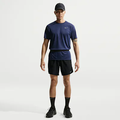 Nike Stride Men's Dri-FIT 18cm (approx.) Briefs-Lined Running Shorts - Black