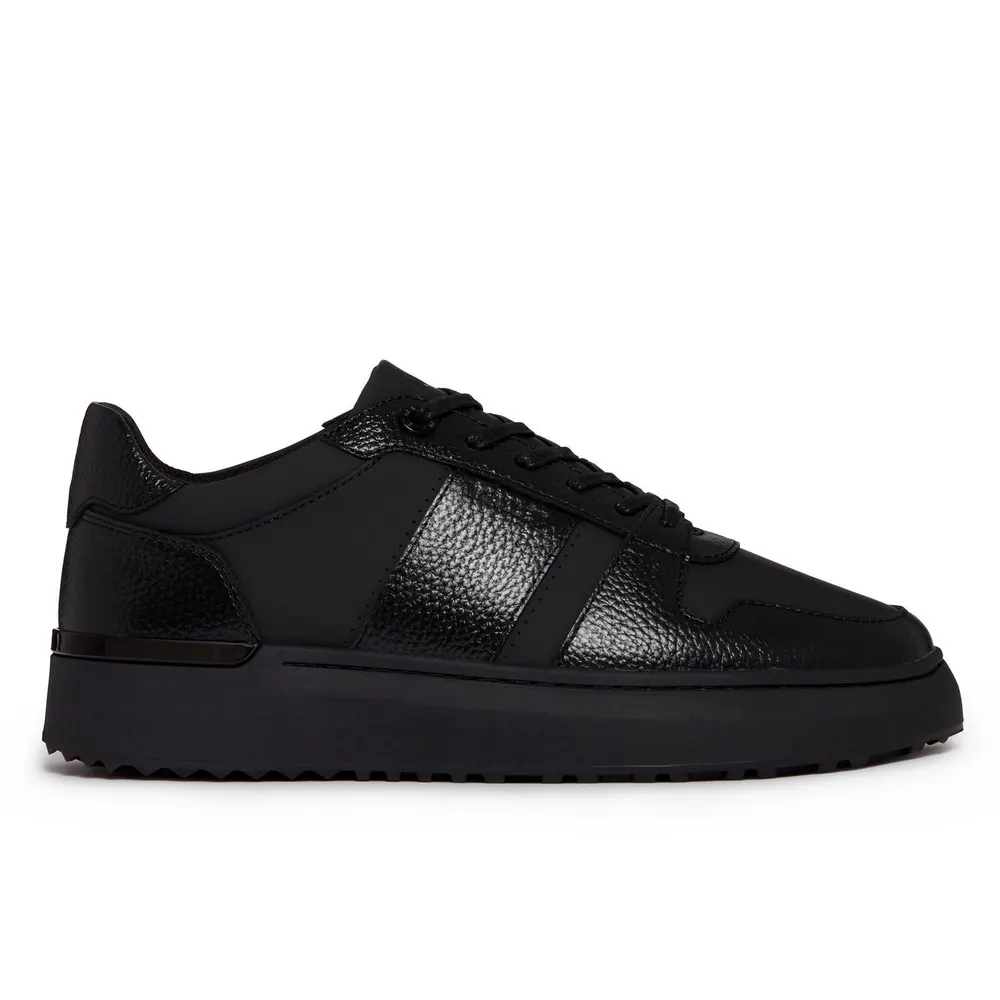 Mallet Hoxton Lite Trainers in Triple Black – Footwear