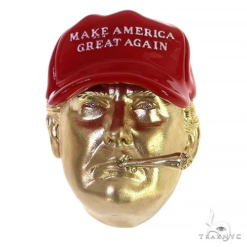 RINA - For Him CUSTOM Donald Trump Pendant Mini 2024 in Rose Gold – Pendant
