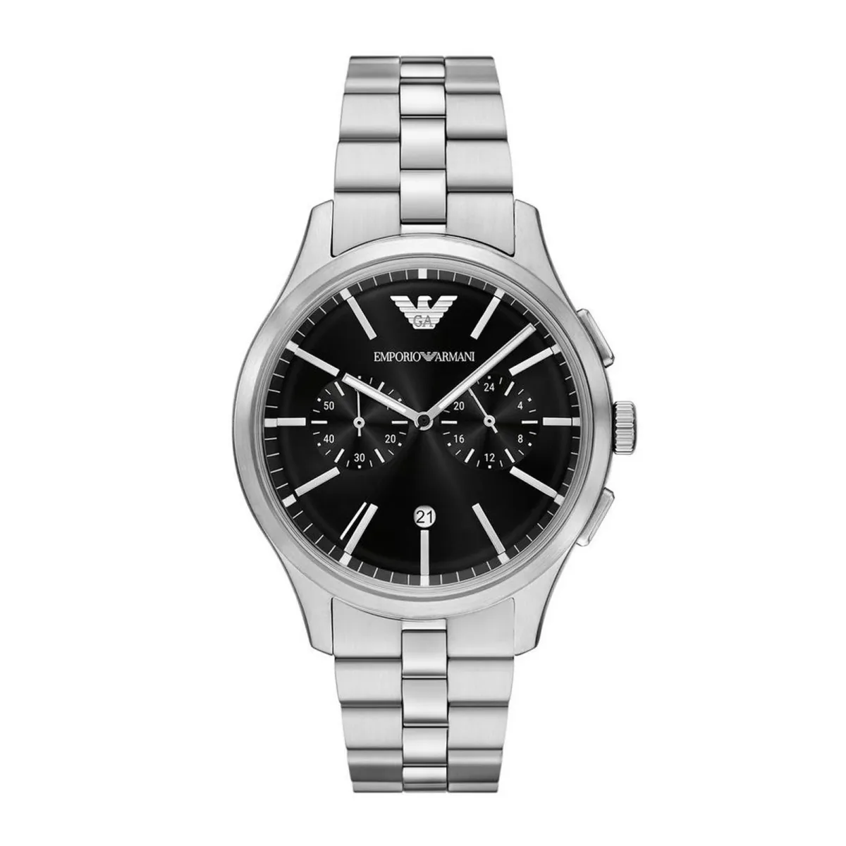 Emporio Armani Chronograph Black Dial Mens Watch