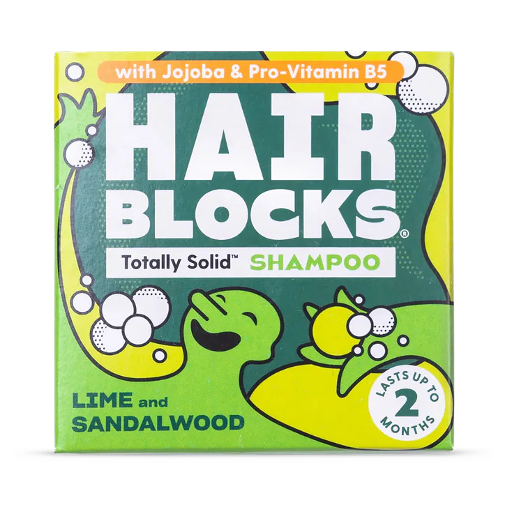 Shower Blocks Solid Shampoo - Lime & Sandalwood