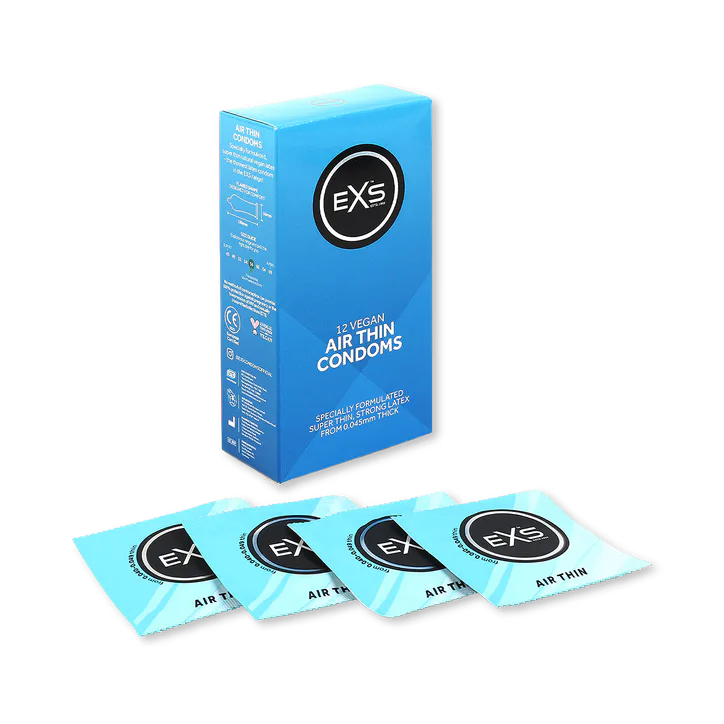 EXS Air Thin Condoms Vegan Latex Condoms 12 Pack detail 3