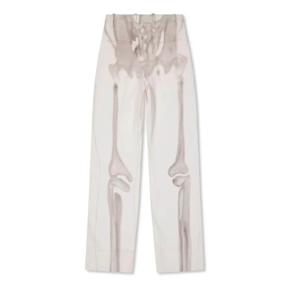 Off White Men's Body Scan Dnm Pant Skeleton Graphic Jeans detail 2