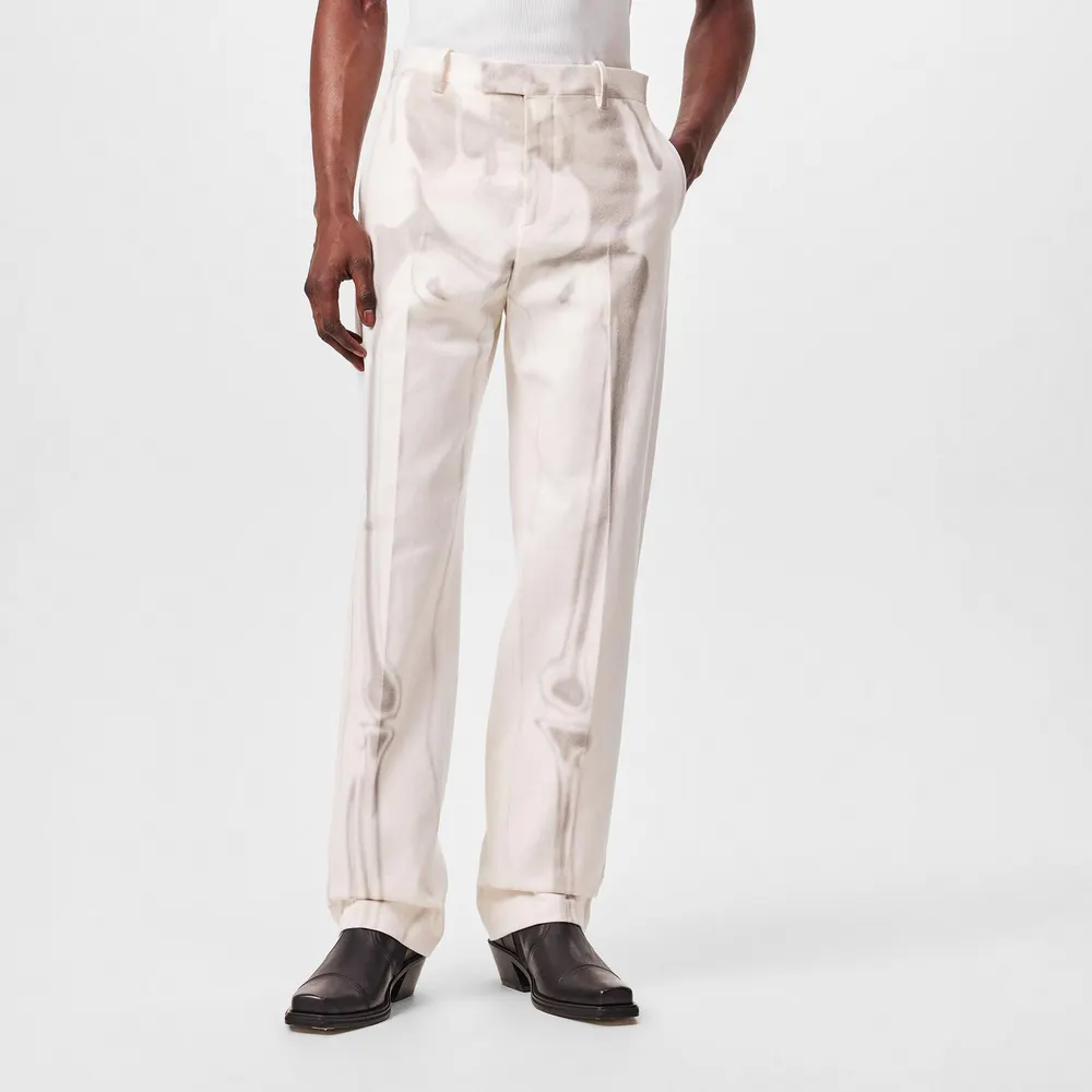 Off White Men's Body Scan Dnm Pant Skeleton Graphic Jeans detail 3