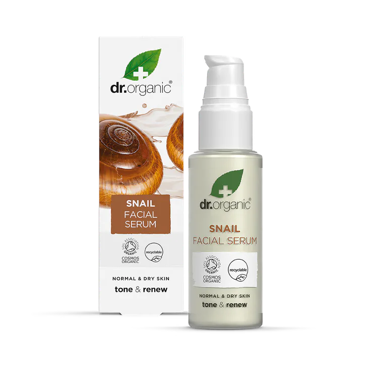 Dr Organic Healthy Ageing Snail Gel Facial Serum 30ml