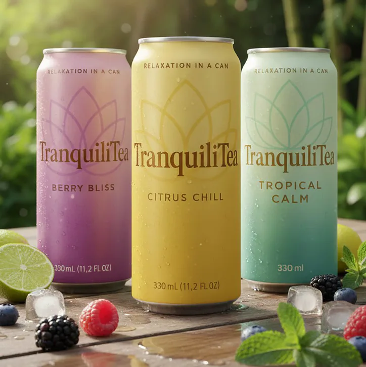 TranquiliTea Variety 330ml X 12 Can, additional product view 2