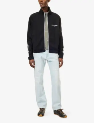 GALLERY DEPT French Embossed-Logo Cotton-Jersey Track Jacket detail 2