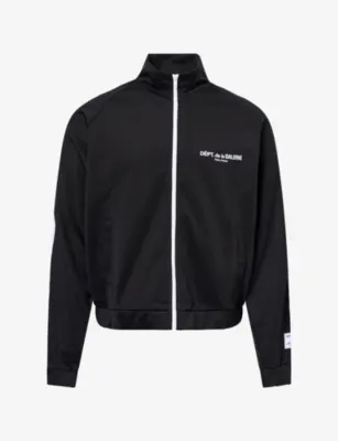 GALLERY DEPT French Embossed-Logo Cotton-Jersey Track Jacket