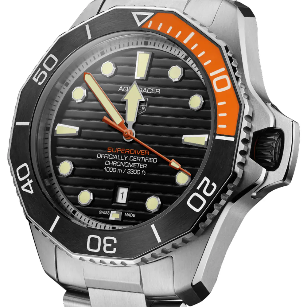 TAG Heuer Aquaracer Professional Superdiver 45mm Mens Watch in Black, additional product view 2