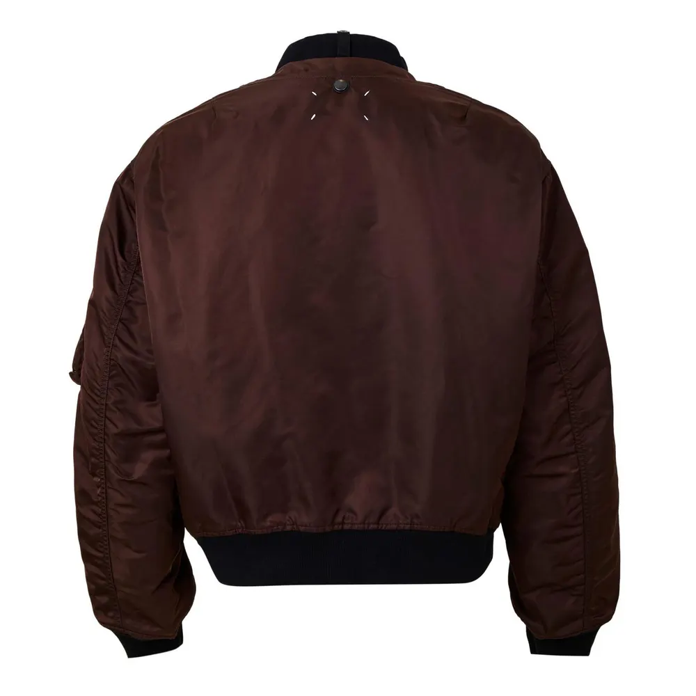 Maison Margiela Reversible Bomber in Dark Brown, additional product view 2