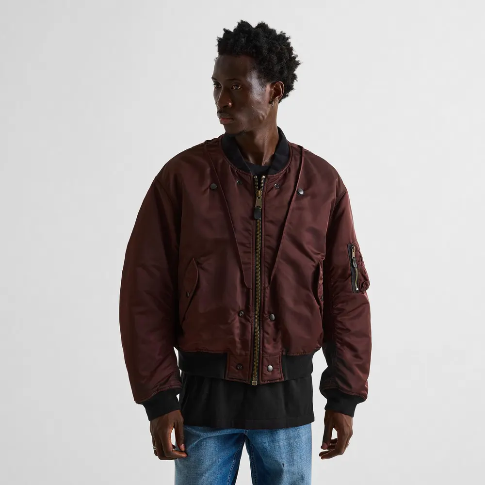 Maison Margiela Reversible Bomber in Dark Brown, additional product view 3