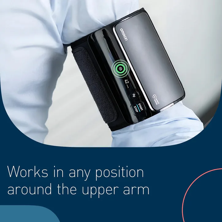 Omron Evlov Upper Arm Blood Pressure Monitor(HEM7600T-E) Black detail 3