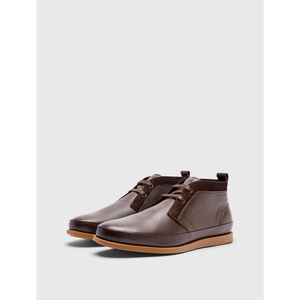 Pretty Green Men's Marvin Chukka Boots in Brown, additional product view 2