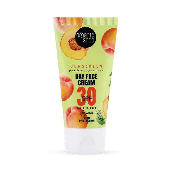 Organic Shop Sunscreen Day Face Cream 30 SPF Oily skin 50ml