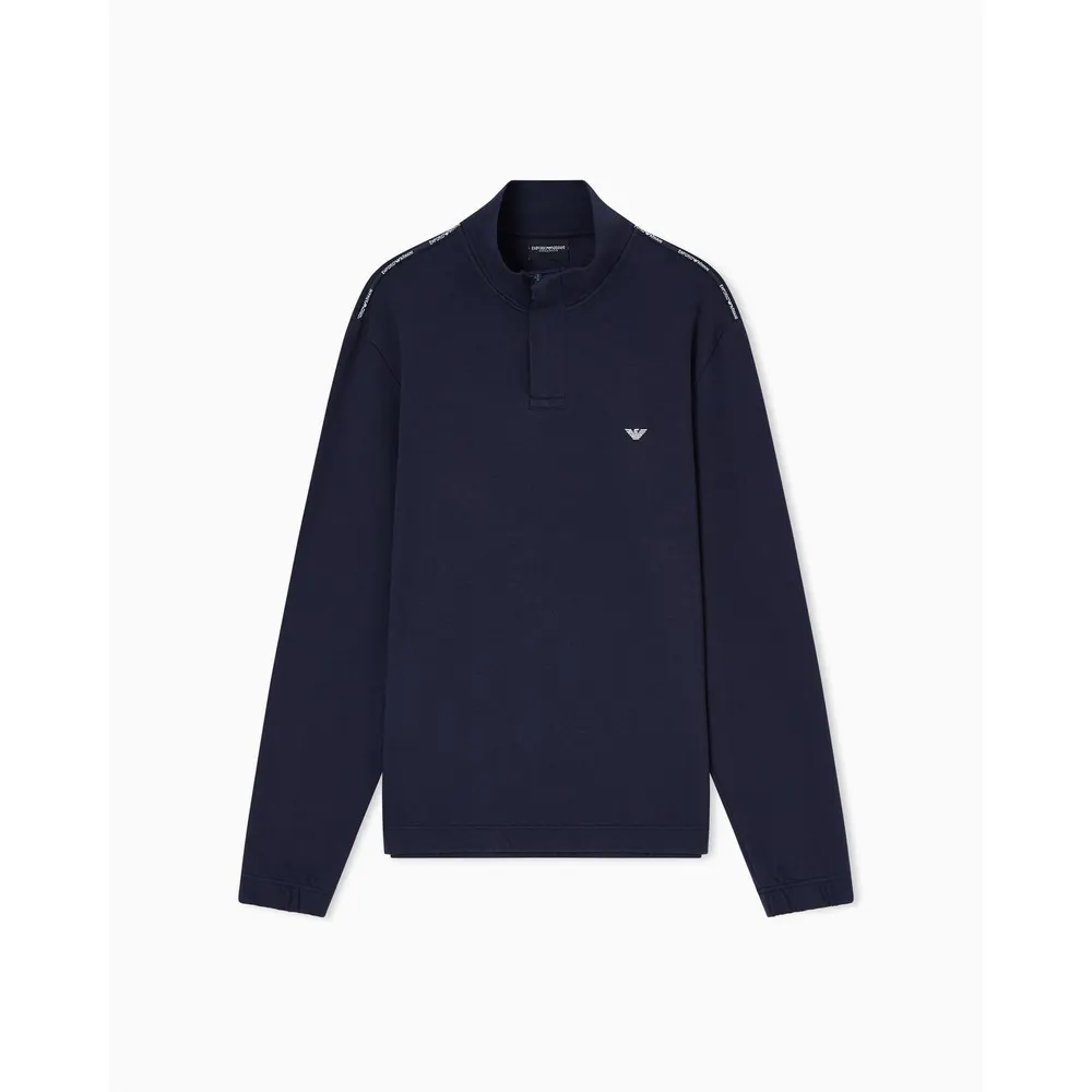 Emporio Armani Men's 1/4 Zip Fleece