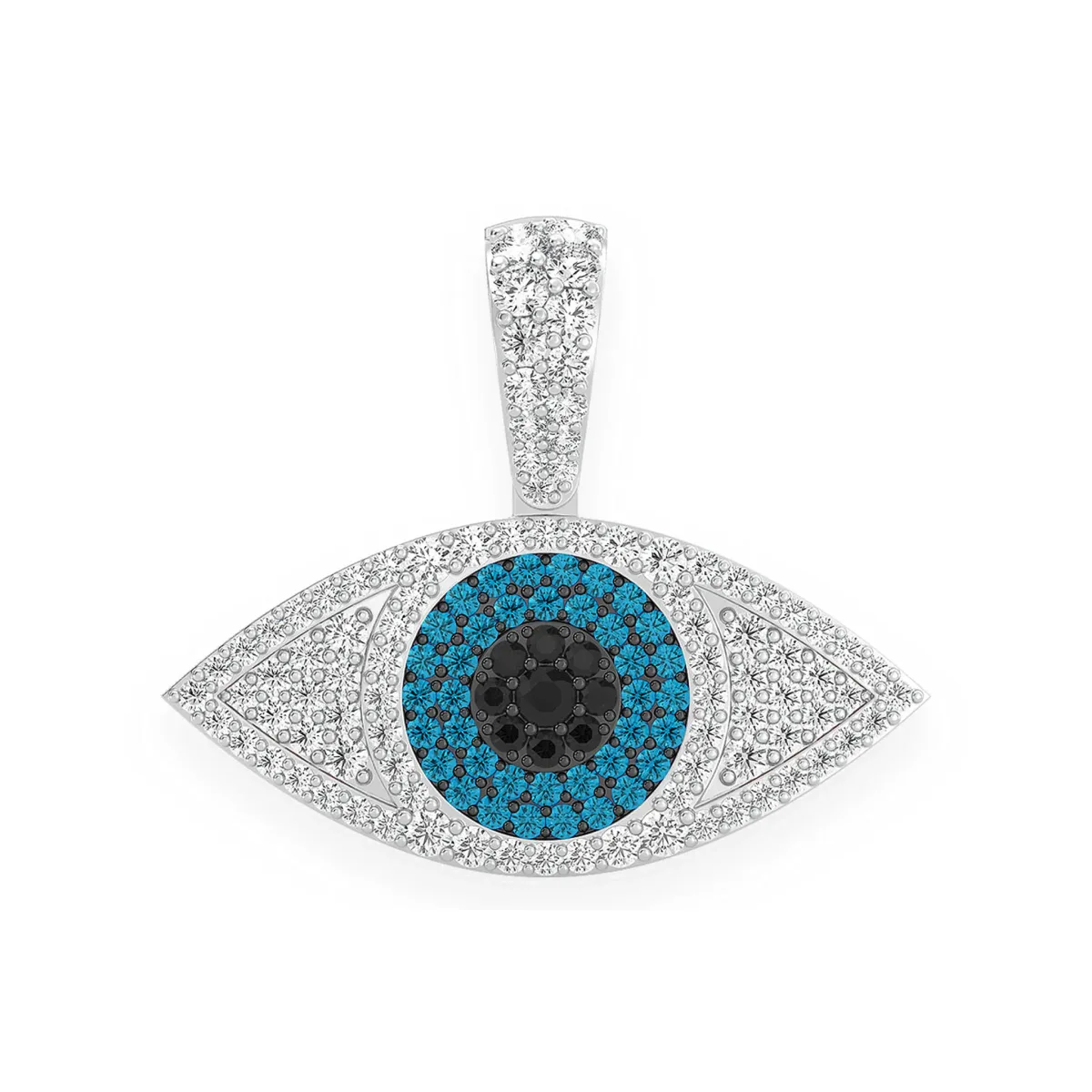 For Him Evil Eye Diamond Pendant in Rose Gold / Natural Diamond – Pendant