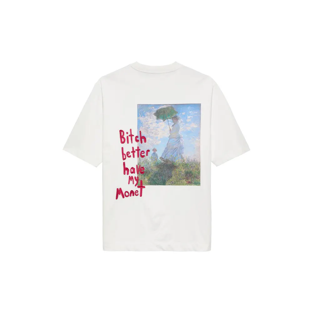 Hopeium Hopeium Bitch tee Sn64 in White, additional product view 2