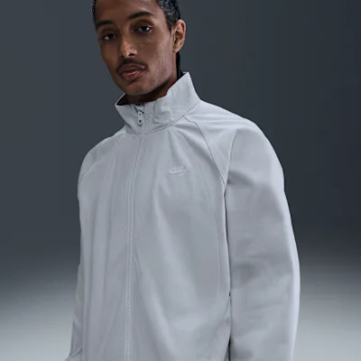 Nike SB Denim Full-Zip Tracksuit Jacket - Football Grey/White