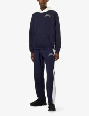 GYMSHARK Collegiate Tech Oversized-Fit Cotton-Blend Hoody detail 2