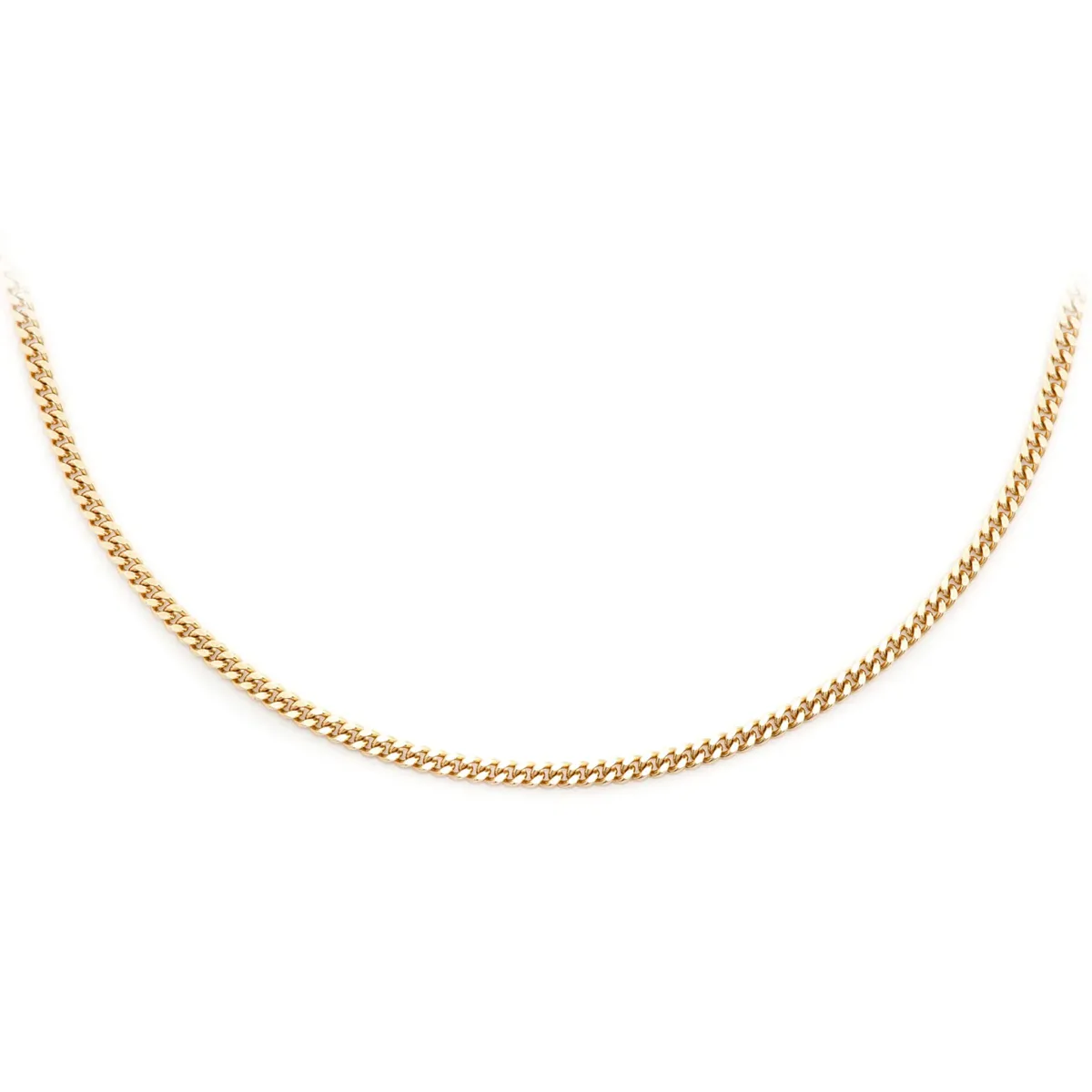 For Him Miami Cuban Gold Chain in 1.5mm / Rose Gold / 16" – Chain