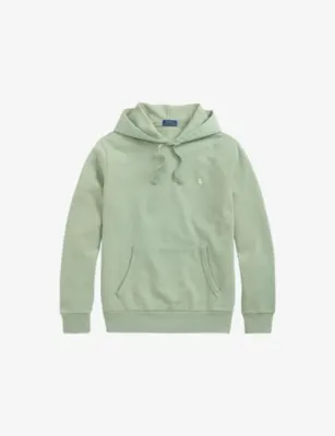 POLO RALPH LAUREN Brand-Embroidered Pouch-Pocket Cotton-Jersey Hoody