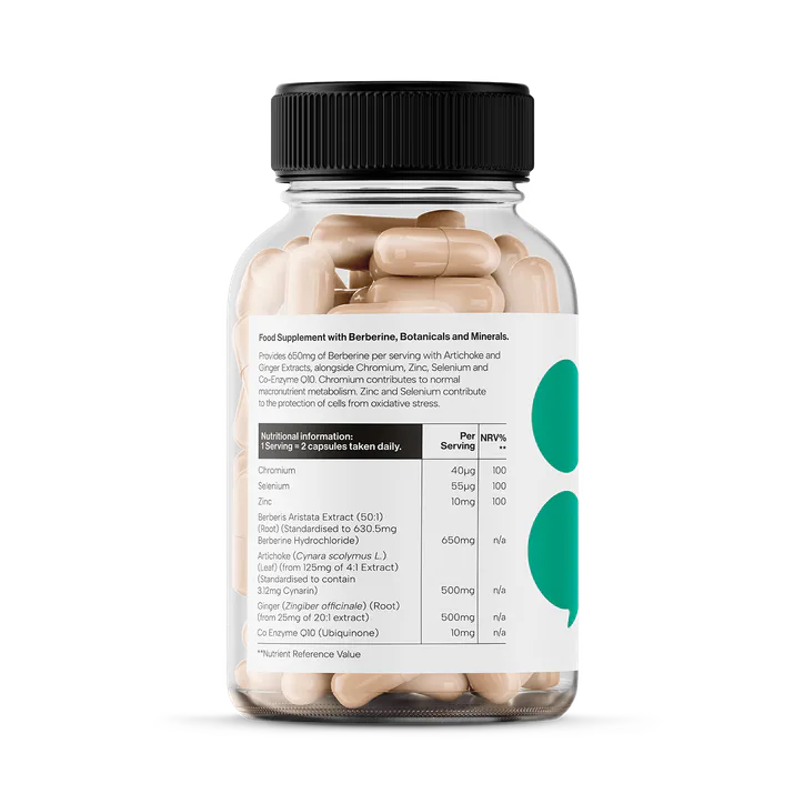 Paused Berberine Complex 650 mg 60 Capsules detail 2