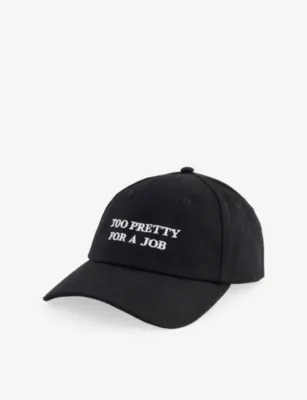 UNTIL FURTHER NOTICE Too Pretty 4 Job Embroidered Cotton Cap