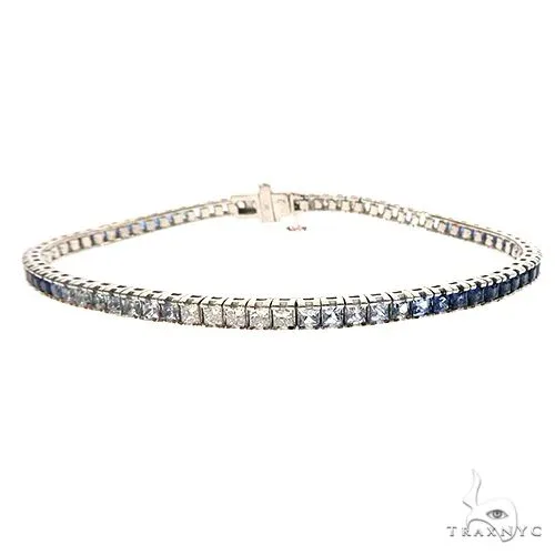 PIA - For Him GEMSTONES Ocean Breeze Sapphire Tennis Bracelet 69885 in Rose – Bracelet