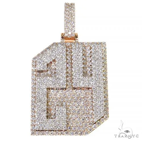 RINA - For Him CUSTOM Custom Made 24 Diamond Pendant 68216 – Pendant
