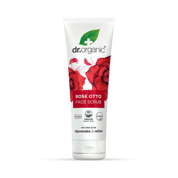 Dr Organic Rose Otto Face Scrub 125ml