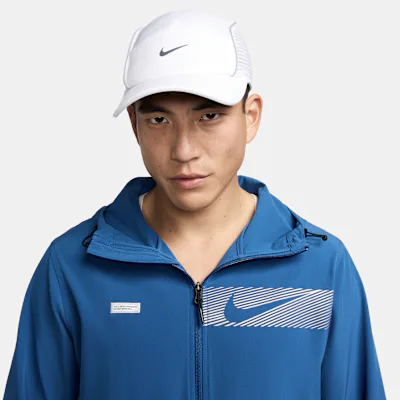 Nike Dri-FIT ADV Fly Unstructured AeroBill AeroAdapt Cap - White/Anthracite/Black