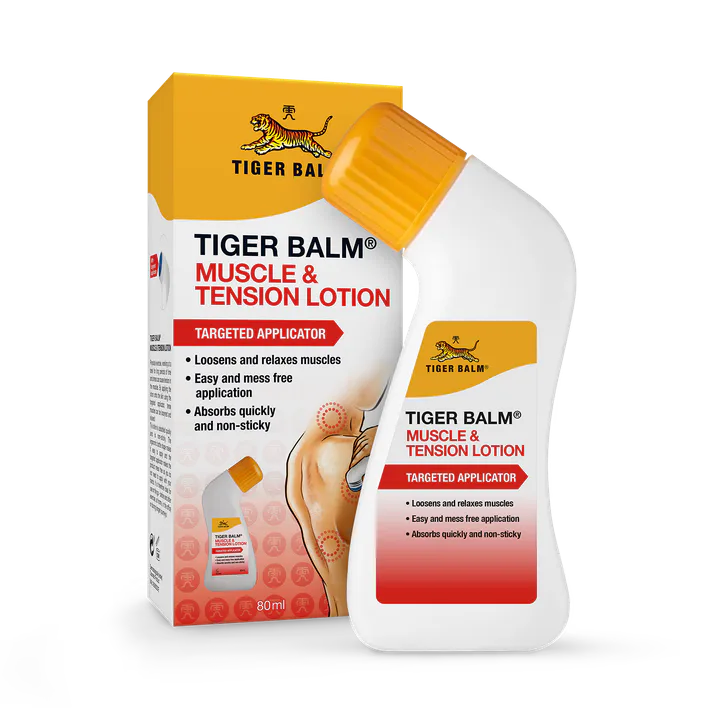 Tiger Balm Muscle & Tension Lotion 80ml – Medicines & Healthcare > Pain Relief